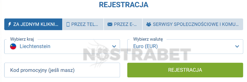 1xbet rejestracja