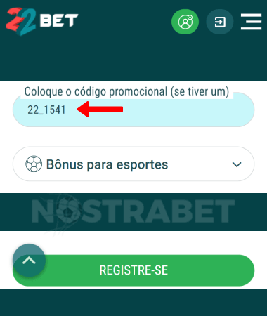 Revis?o do código de b?nus 22bet