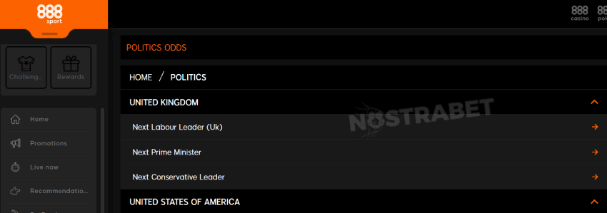 888sport political betting