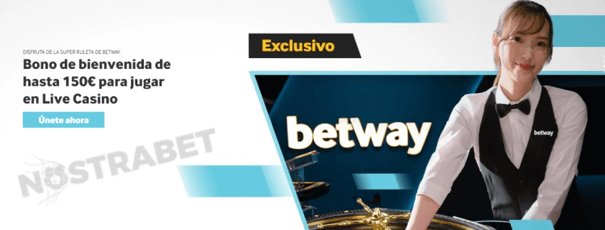 Betway bono de bienvenida del casino en vivo