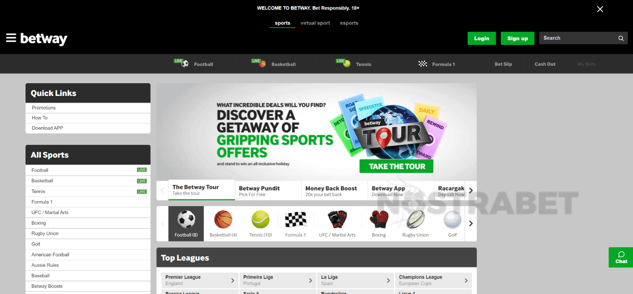 betway homepage Mozambique