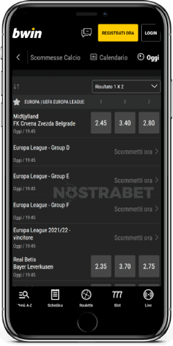 bwin ios app scommesse sul calcio