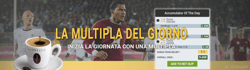 bonus acca giornaliero melbet