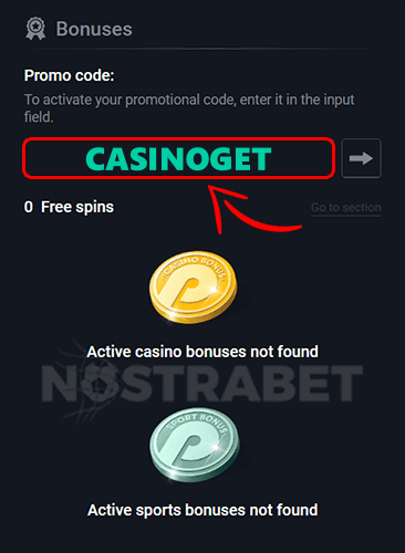 Pin-Up Casino Bonus Code Field