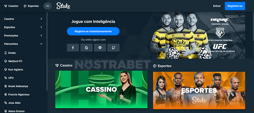 Design do Site Stake