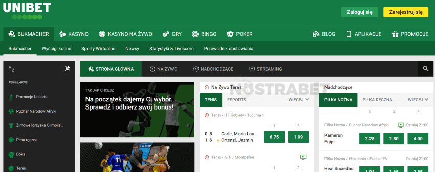 zak?ady sportowe na unibet