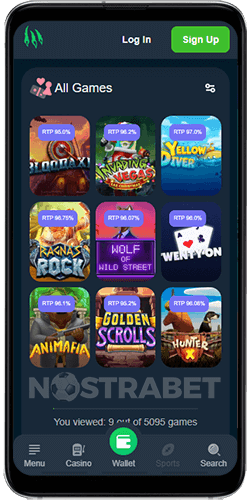 Wild.io Casino Mobile Version