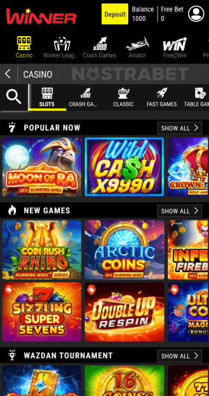 Winner Rwanda casino mobile